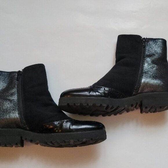 LUCA GROSSI WOMEN SUEDE BOOTIES SIZE 38 1/2 USED - Picture 10 of 14